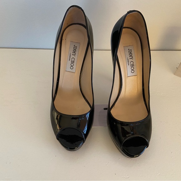 Jimmy Choo Open Toe Pumps - Picture 3 of 10